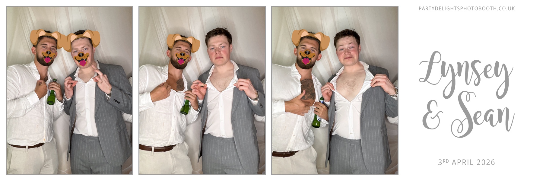 Lynsey and Sean’s Wedding | View more photos from the event at gallery.partydelightsphotobooth.co.uk/u/PartyDelightsPhotoBooth/Lynsey-and-Sean’s-Wedding