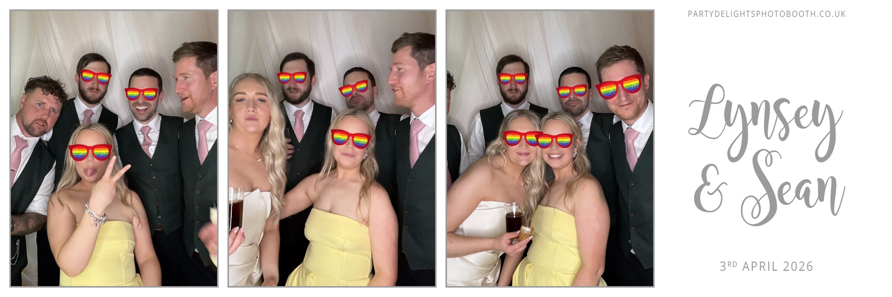 Lynsey and Sean’s Wedding | View more photos from the event at gallery.partydelightsphotobooth.co.uk/u/PartyDelightsPhotoBooth/Lynsey-and-Sean’s-Wedding