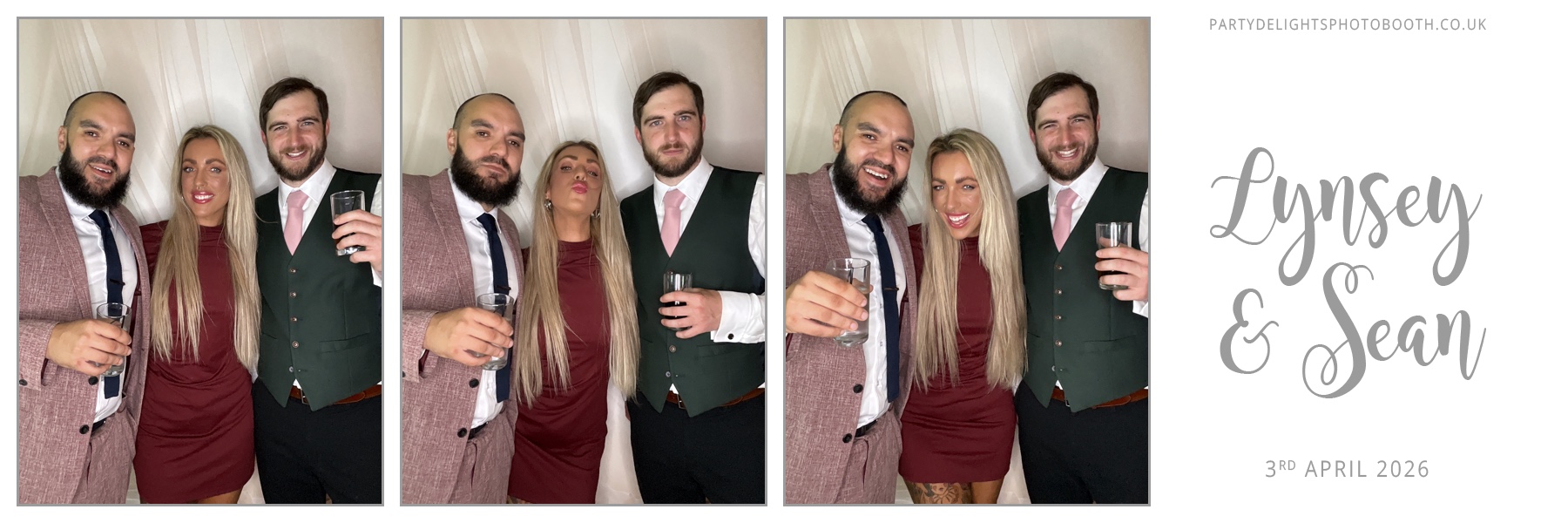 Lynsey and Sean’s Wedding | View more photos from the event at gallery.partydelightsphotobooth.co.uk/u/PartyDelightsPhotoBooth/Lynsey-and-Sean’s-Wedding