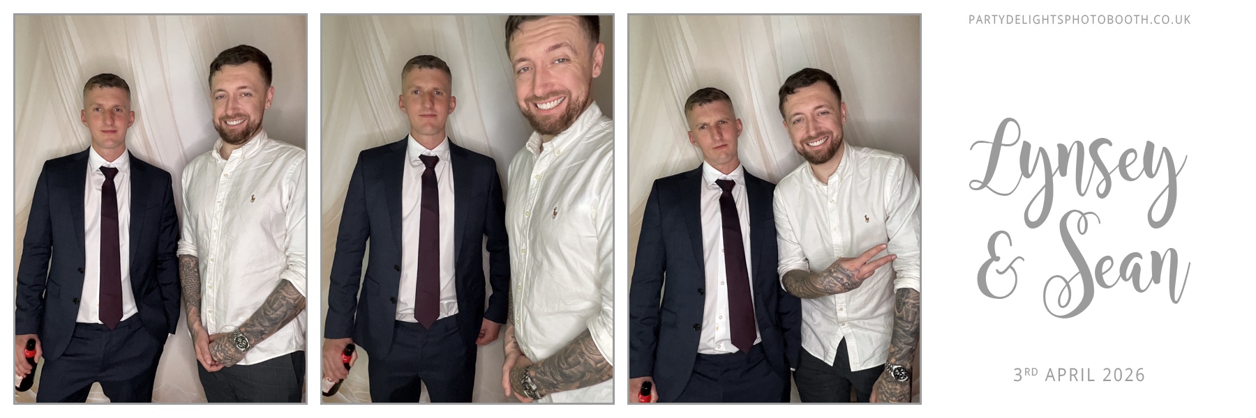 Lynsey and Sean’s Wedding | View more photos from the event at gallery.partydelightsphotobooth.co.uk/u/PartyDelightsPhotoBooth/Lynsey-and-Sean’s-Wedding