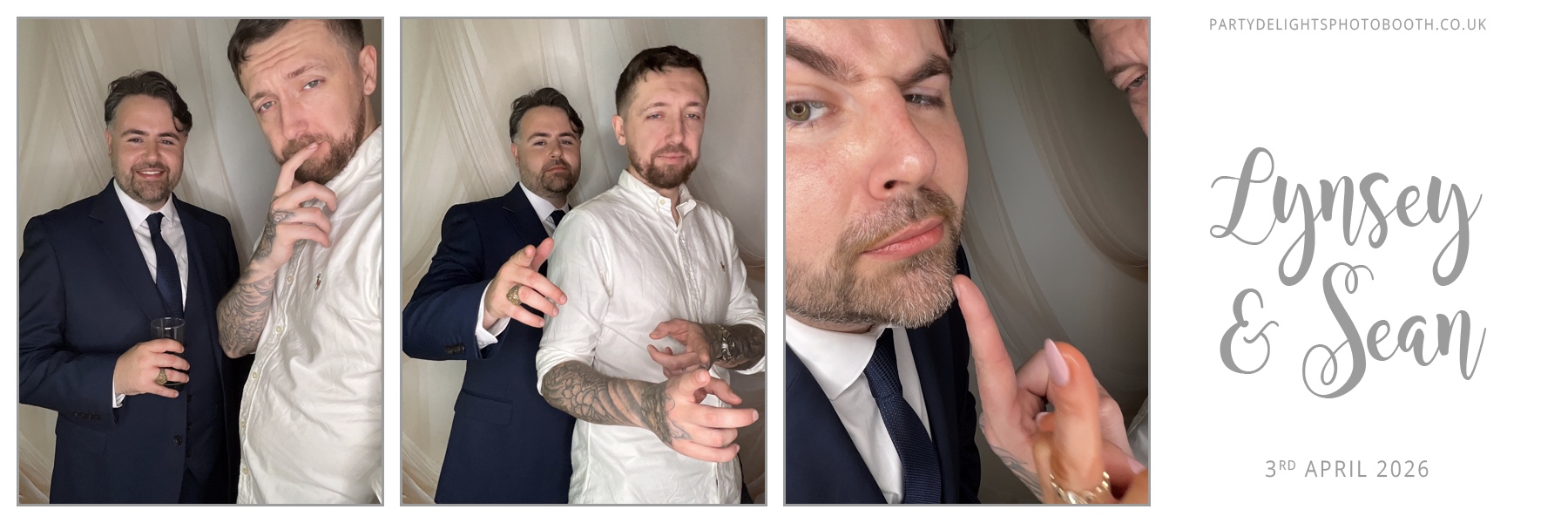 Lynsey and Sean’s Wedding | View more photos from the event at gallery.partydelightsphotobooth.co.uk/u/PartyDelightsPhotoBooth/Lynsey-and-Sean’s-Wedding