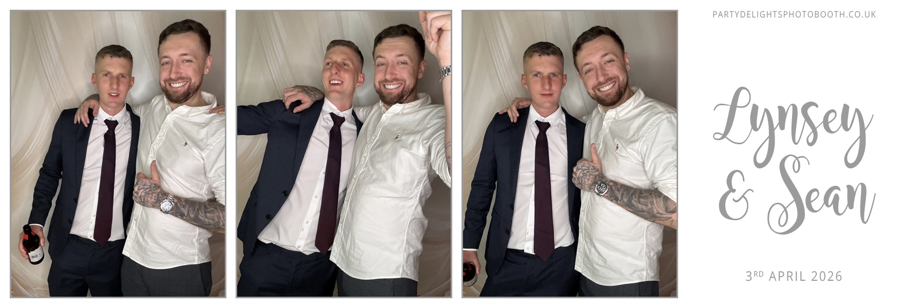 Lynsey and Sean’s Wedding | View more photos from the event at gallery.partydelightsphotobooth.co.uk/u/PartyDelightsPhotoBooth/Lynsey-and-Sean’s-Wedding