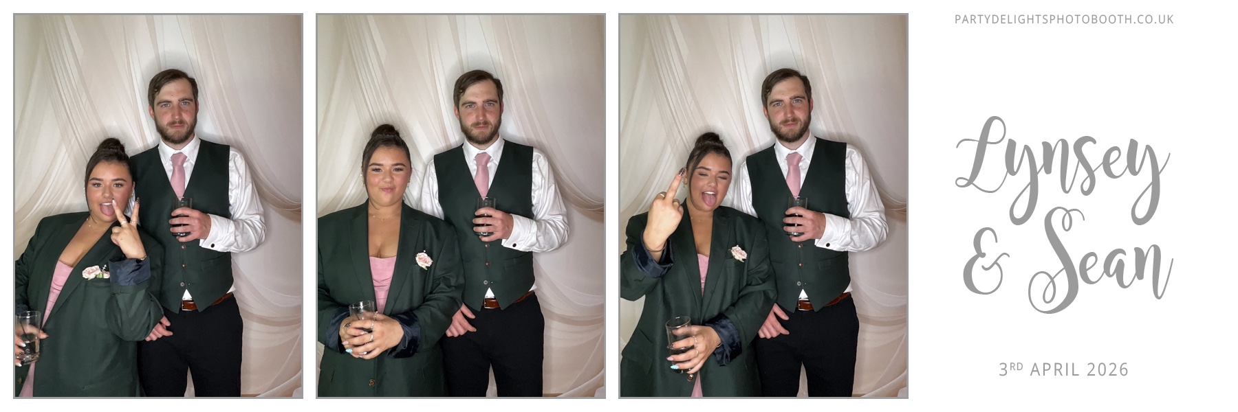 Lynsey and Sean’s Wedding | View more photos from the event at gallery.partydelightsphotobooth.co.uk/u/PartyDelightsPhotoBooth/Lynsey-and-Sean’s-Wedding
