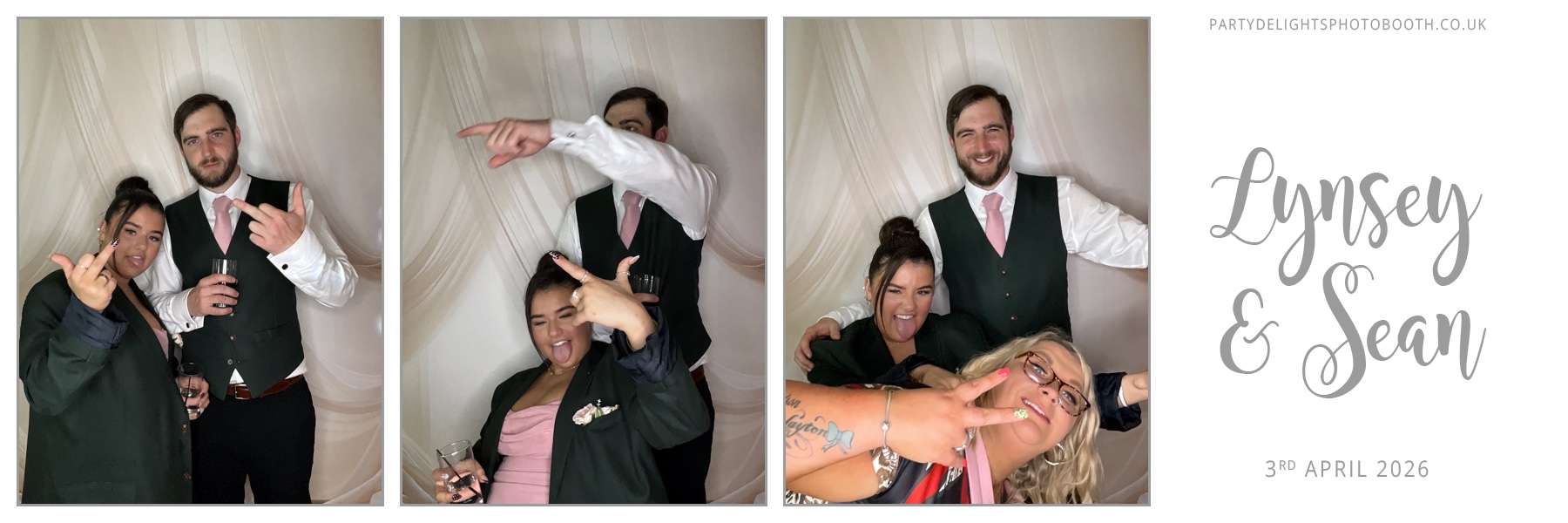 Lynsey and Sean’s Wedding | View more photos from the event at gallery.partydelightsphotobooth.co.uk/u/PartyDelightsPhotoBooth/Lynsey-and-Sean’s-Wedding