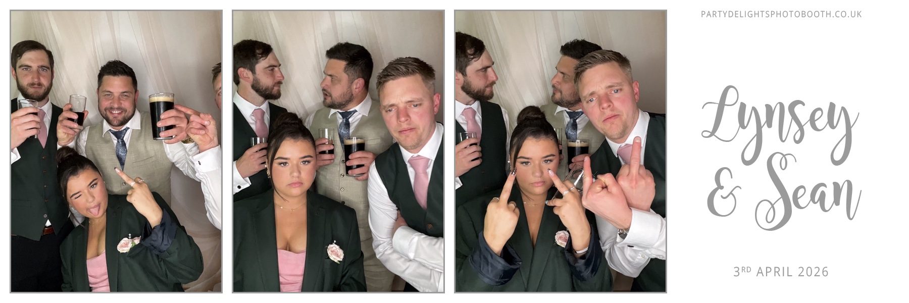 Lynsey and Sean’s Wedding | View more photos from the event at gallery.partydelightsphotobooth.co.uk/u/PartyDelightsPhotoBooth/Lynsey-and-Sean’s-Wedding