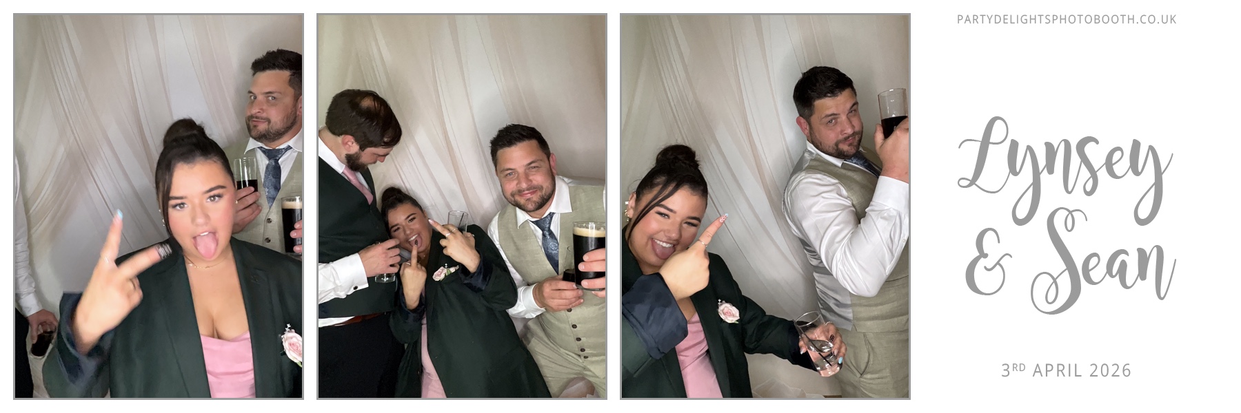 Lynsey and Sean’s Wedding | View more photos from the event at gallery.partydelightsphotobooth.co.uk/u/PartyDelightsPhotoBooth/Lynsey-and-Sean’s-Wedding