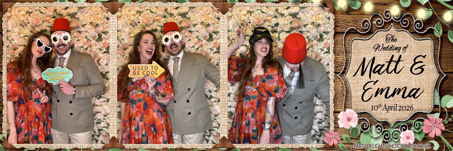 Matt & Emma's Wedding | View more photos from the event at gallery.partydelightsphotobooth.co.uk/u/PartyDelightsPhotoBooth/Matt-Emmas-Wedding