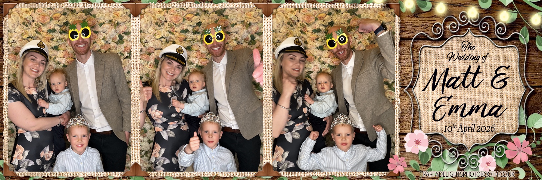 Matt & Emma's Wedding | View more photos from the event at gallery.partydelightsphotobooth.co.uk/u/PartyDelightsPhotoBooth/Matt-Emmas-Wedding