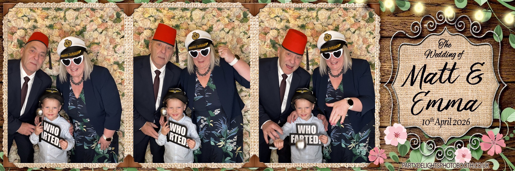 Matt & Emma's Wedding | View more photos from the event at gallery.partydelightsphotobooth.co.uk/u/PartyDelightsPhotoBooth/Matt-Emmas-Wedding