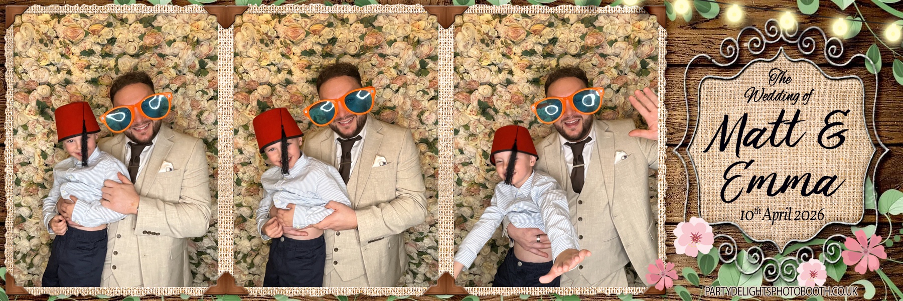 Matt & Emma's Wedding | View more photos from the event at gallery.partydelightsphotobooth.co.uk/u/PartyDelightsPhotoBooth/Matt-Emmas-Wedding