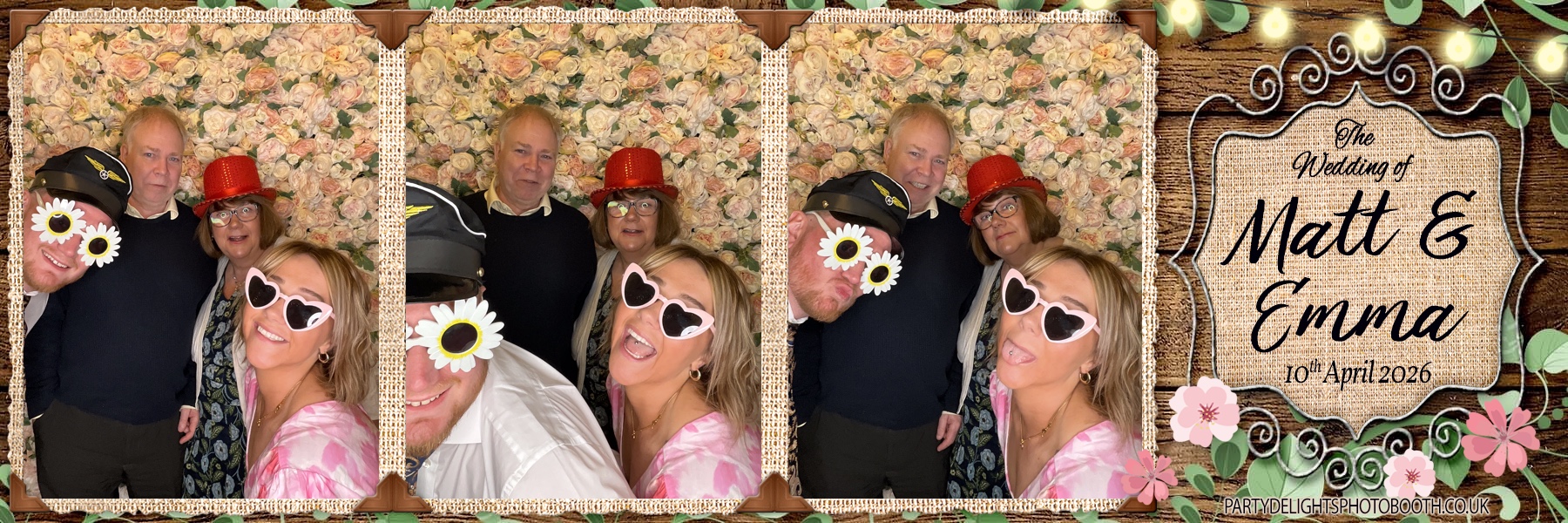 Matt & Emma's Wedding | View more photos from the event at gallery.partydelightsphotobooth.co.uk/u/PartyDelightsPhotoBooth/Matt-Emmas-Wedding