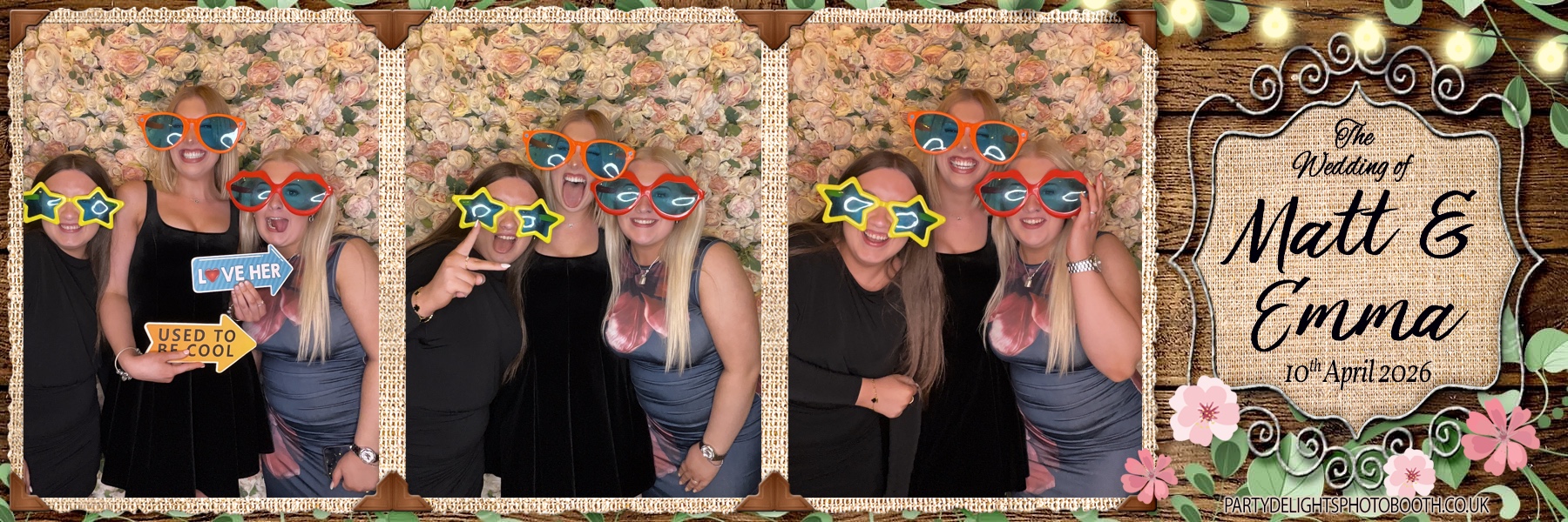 Matt & Emma's Wedding | View more photos from the event at gallery.partydelightsphotobooth.co.uk/u/PartyDelightsPhotoBooth/Matt-Emmas-Wedding