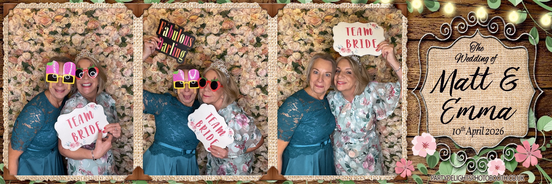 Matt & Emma's Wedding | View more photos from the event at gallery.partydelightsphotobooth.co.uk/u/PartyDelightsPhotoBooth/Matt-Emmas-Wedding