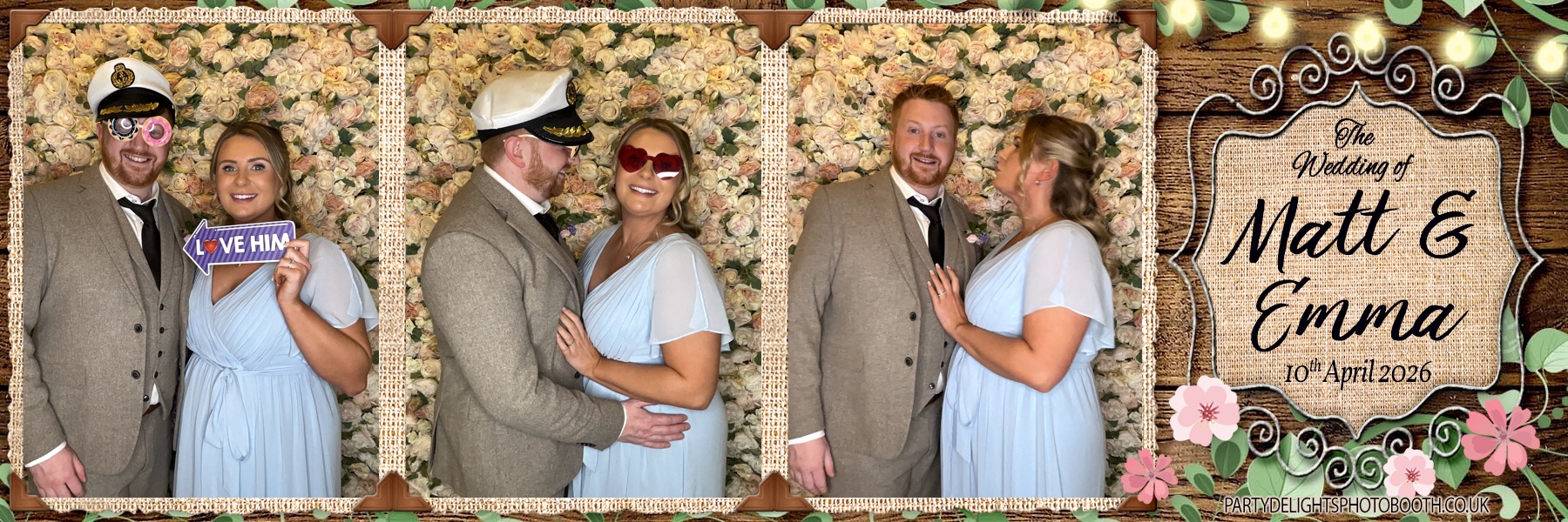 Matt & Emma's Wedding | View more photos from the event at gallery.partydelightsphotobooth.co.uk/u/PartyDelightsPhotoBooth/Matt-Emmas-Wedding