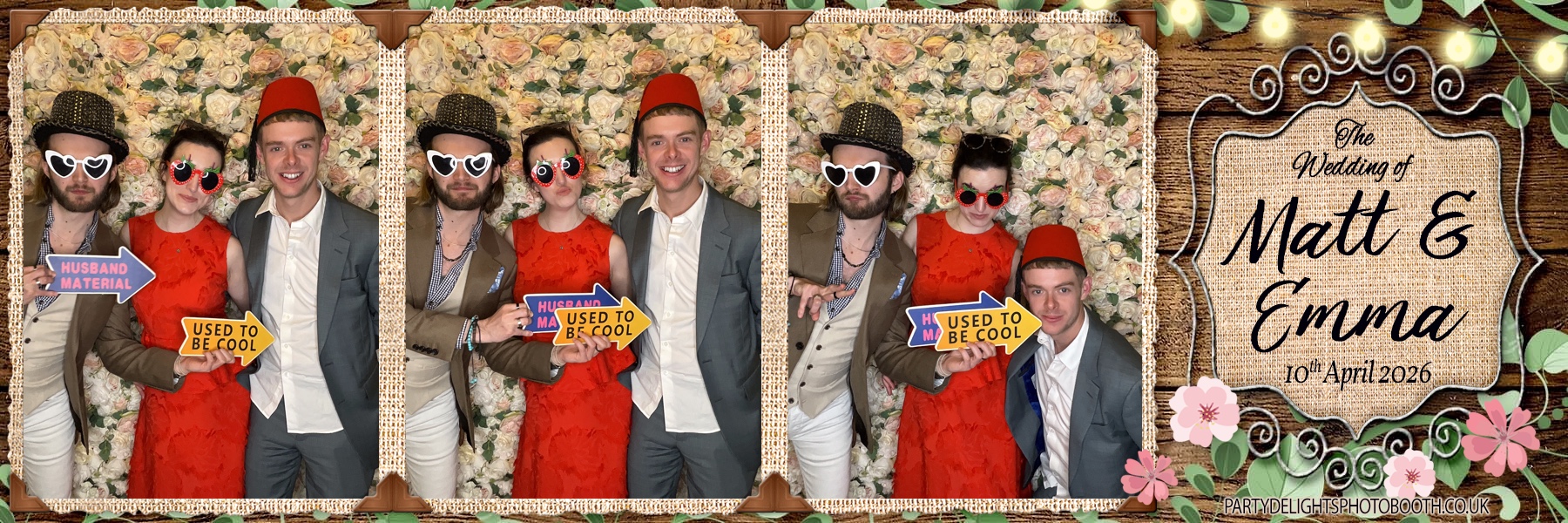 Matt & Emma's Wedding | View more photos from the event at gallery.partydelightsphotobooth.co.uk/u/PartyDelightsPhotoBooth/Matt-Emmas-Wedding