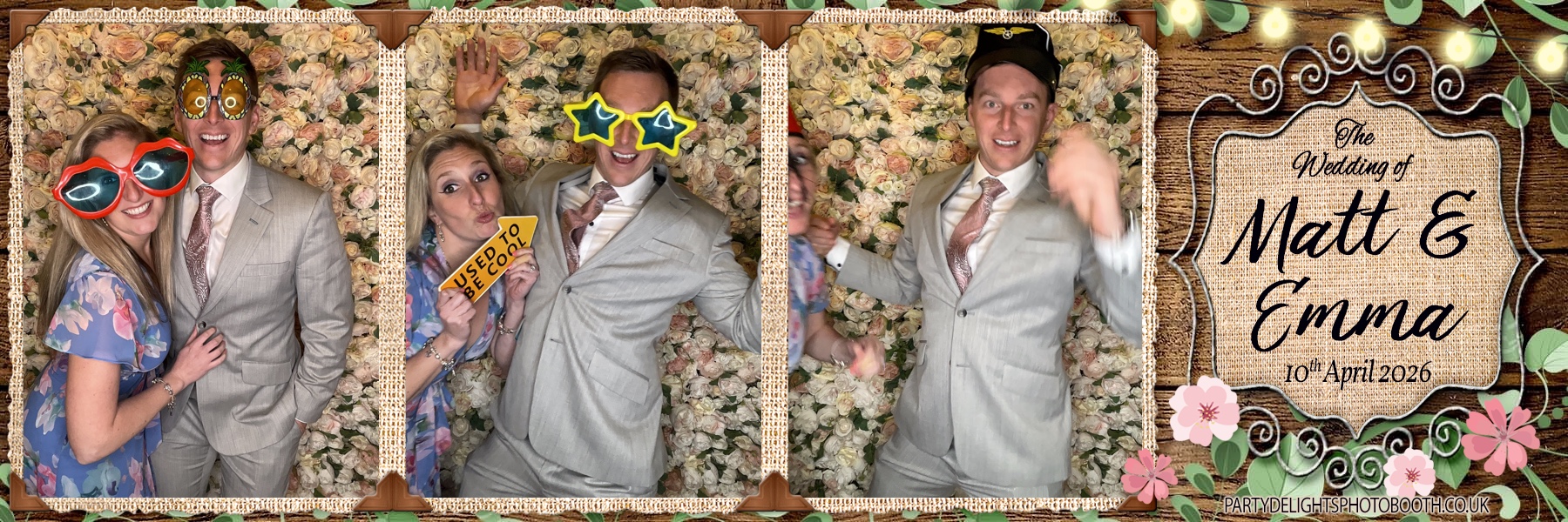 Matt & Emma's Wedding | View more photos from the event at gallery.partydelightsphotobooth.co.uk/u/PartyDelightsPhotoBooth/Matt-Emmas-Wedding