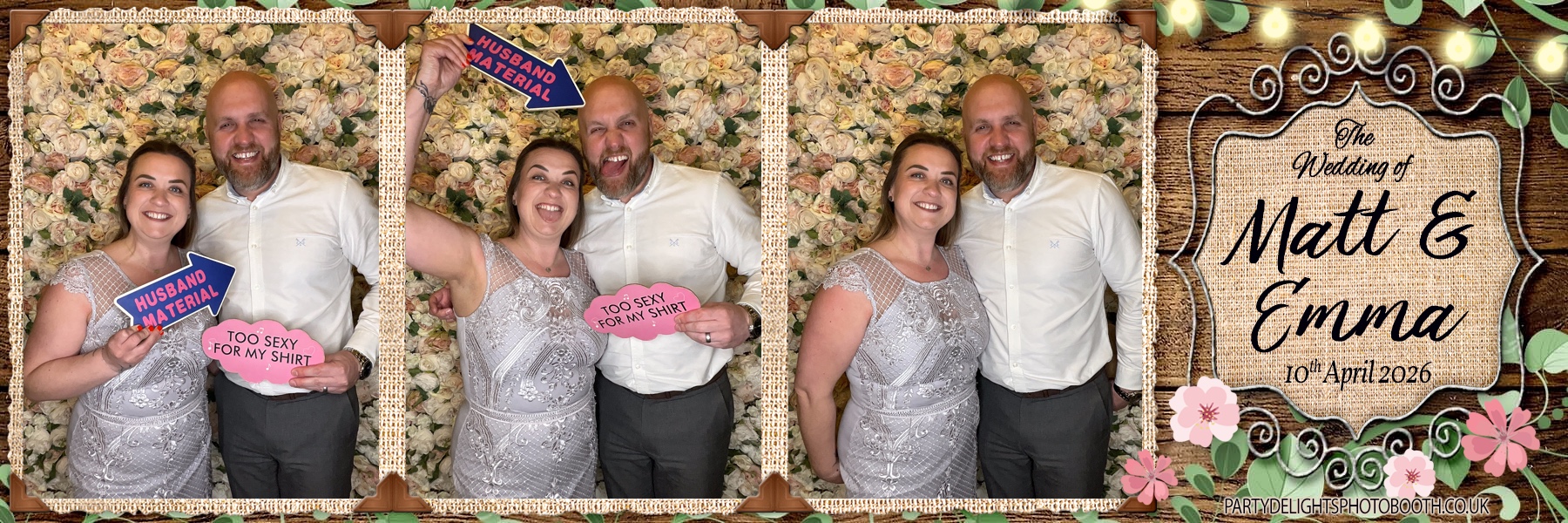 Matt & Emma's Wedding | View more photos from the event at gallery.partydelightsphotobooth.co.uk/u/PartyDelightsPhotoBooth/Matt-Emmas-Wedding