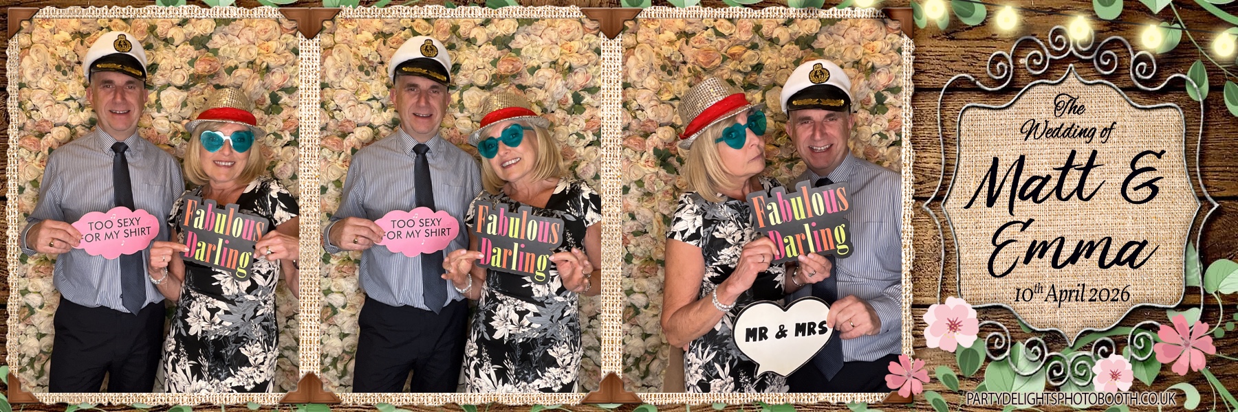 Matt & Emma's Wedding | View more photos from the event at gallery.partydelightsphotobooth.co.uk/u/PartyDelightsPhotoBooth/Matt-Emmas-Wedding