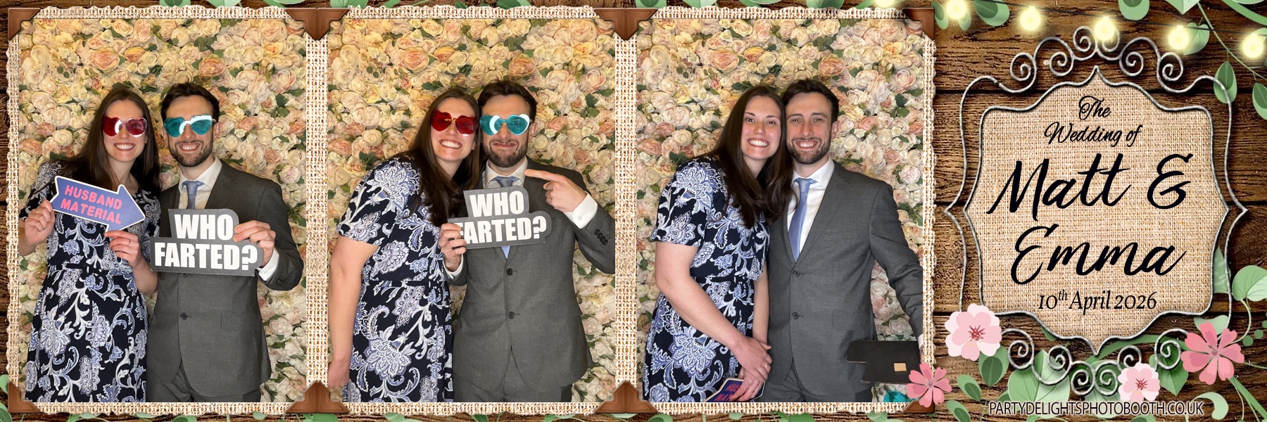 Matt & Emma's Wedding | View more photos from the event at gallery.partydelightsphotobooth.co.uk/u/PartyDelightsPhotoBooth/Matt-Emmas-Wedding