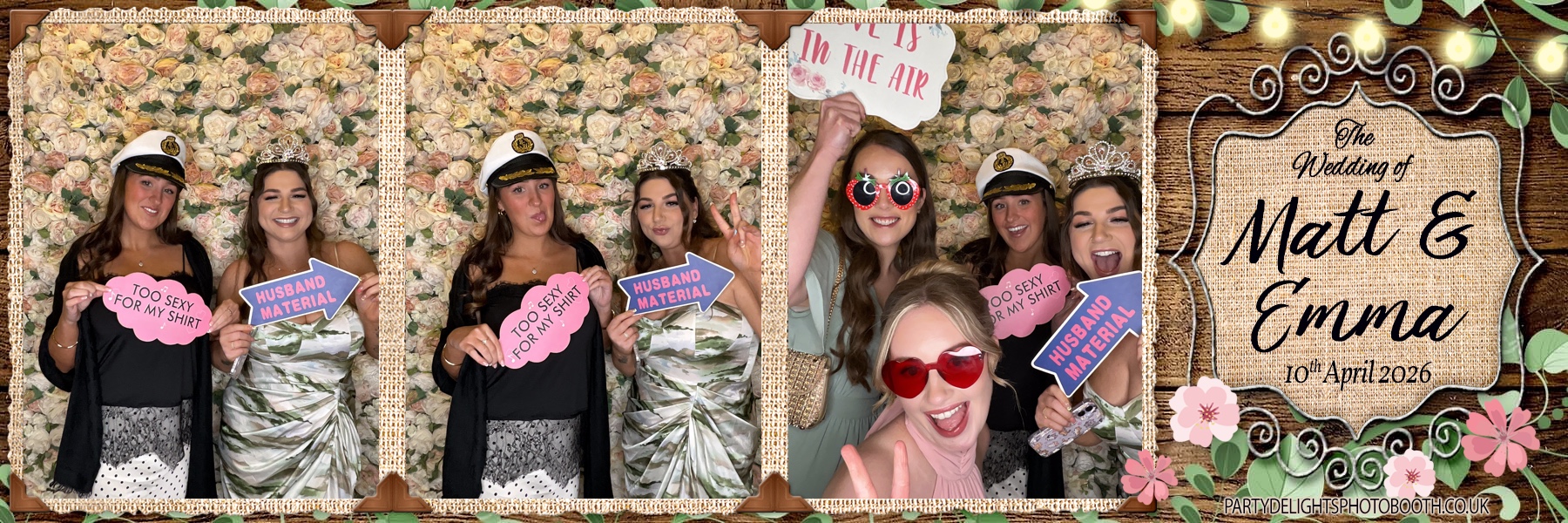 Matt & Emma's Wedding | View more photos from the event at gallery.partydelightsphotobooth.co.uk/u/PartyDelightsPhotoBooth/Matt-Emmas-Wedding