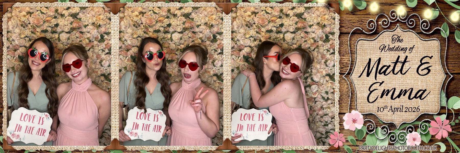 Matt & Emma's Wedding | View more photos from the event at gallery.partydelightsphotobooth.co.uk/u/PartyDelightsPhotoBooth/Matt-Emmas-Wedding