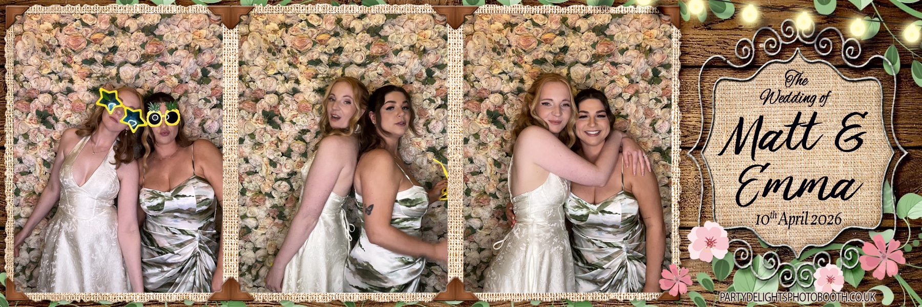 Matt & Emma's Wedding | View more photos from the event at gallery.partydelightsphotobooth.co.uk/u/PartyDelightsPhotoBooth/Matt-Emmas-Wedding