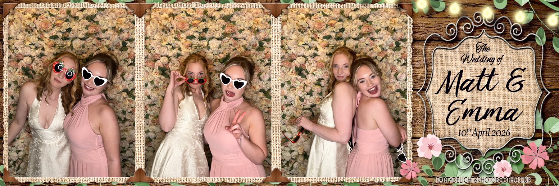 Matt & Emma's Wedding | View more photos from the event at gallery.partydelightsphotobooth.co.uk/u/PartyDelightsPhotoBooth/Matt-Emmas-Wedding