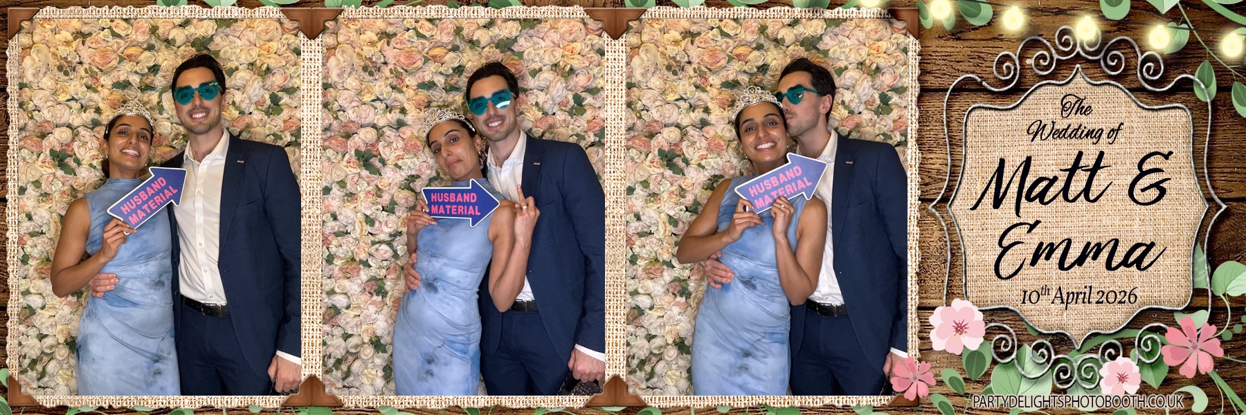 Matt & Emma's Wedding | View more photos from the event at gallery.partydelightsphotobooth.co.uk/u/PartyDelightsPhotoBooth/Matt-Emmas-Wedding