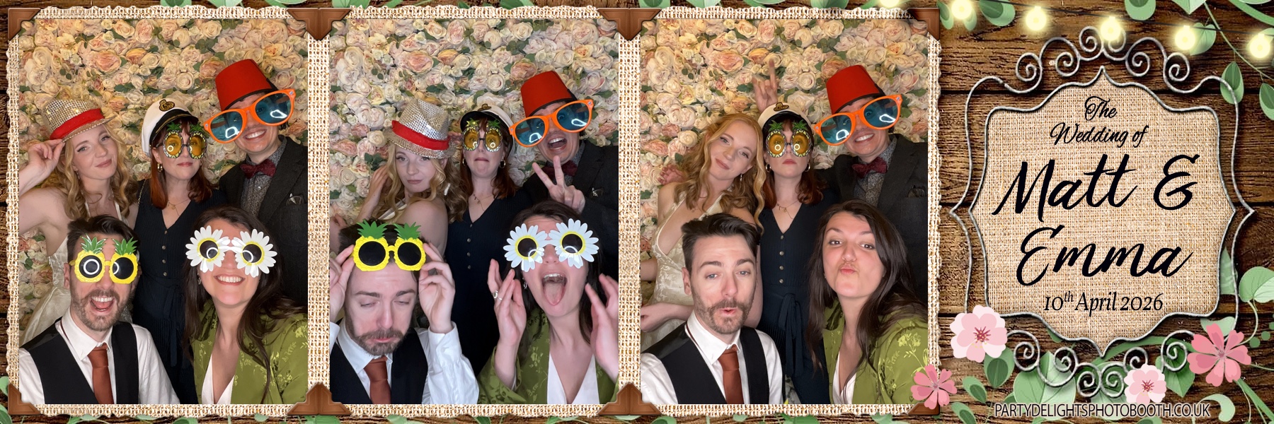 Matt & Emma's Wedding | View more photos from the event at gallery.partydelightsphotobooth.co.uk/u/PartyDelightsPhotoBooth/Matt-Emmas-Wedding