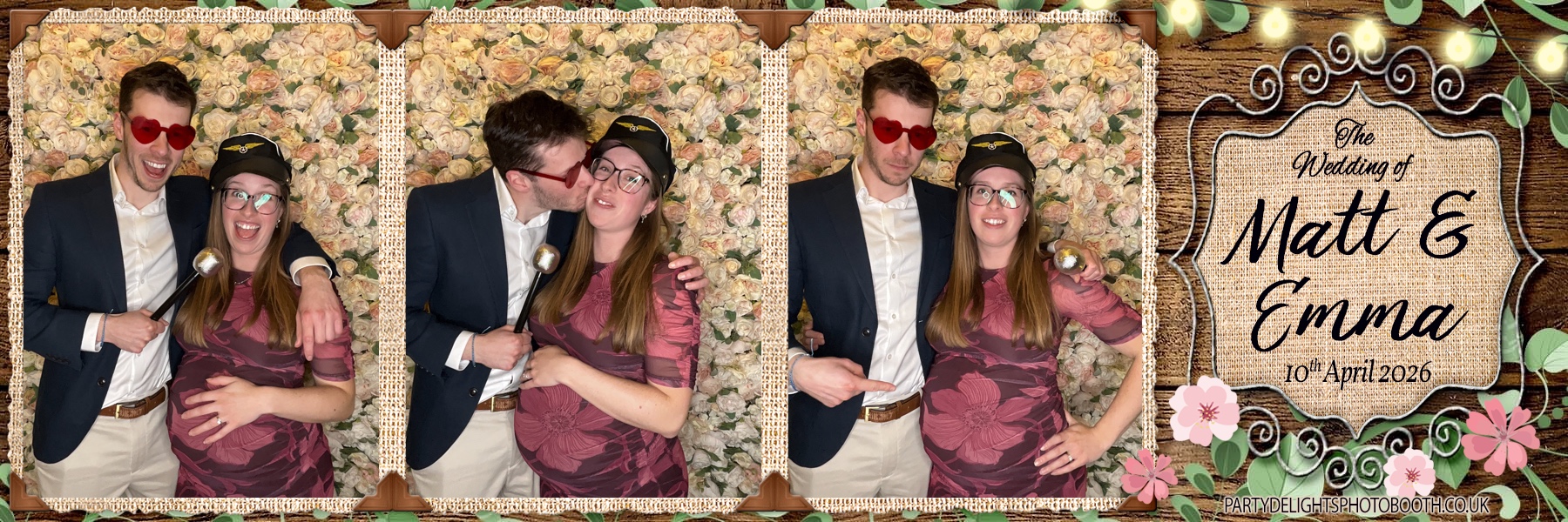 Matt & Emma's Wedding | View more photos from the event at gallery.partydelightsphotobooth.co.uk/u/PartyDelightsPhotoBooth/Matt-Emmas-Wedding