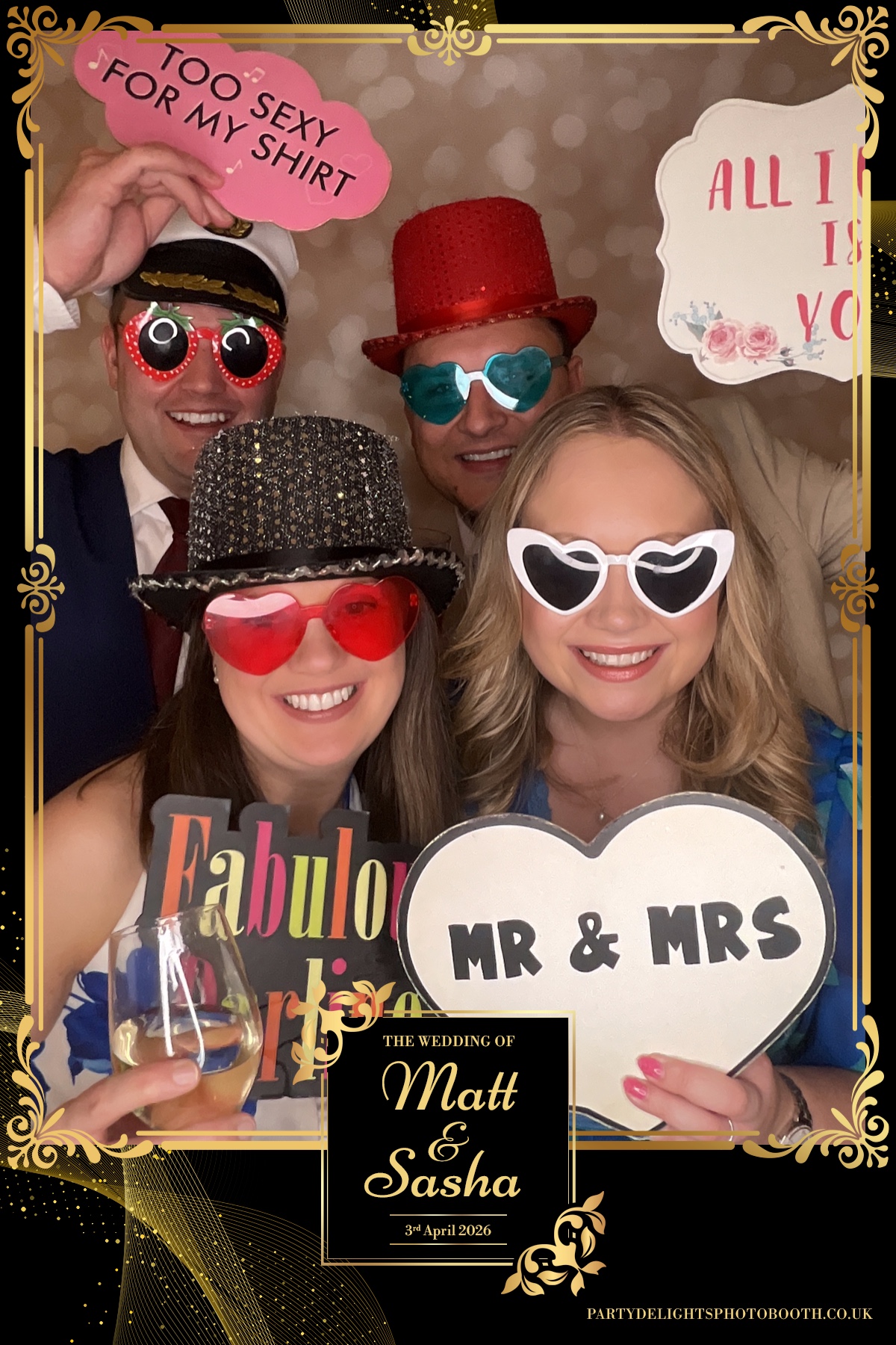 Matt and Sasha Wedding | View more photos from the event at gallery.partydelightsphotobooth.co.uk/u/PartyDelightsPhotoBooth/Matt-and-Sasha-Wedding