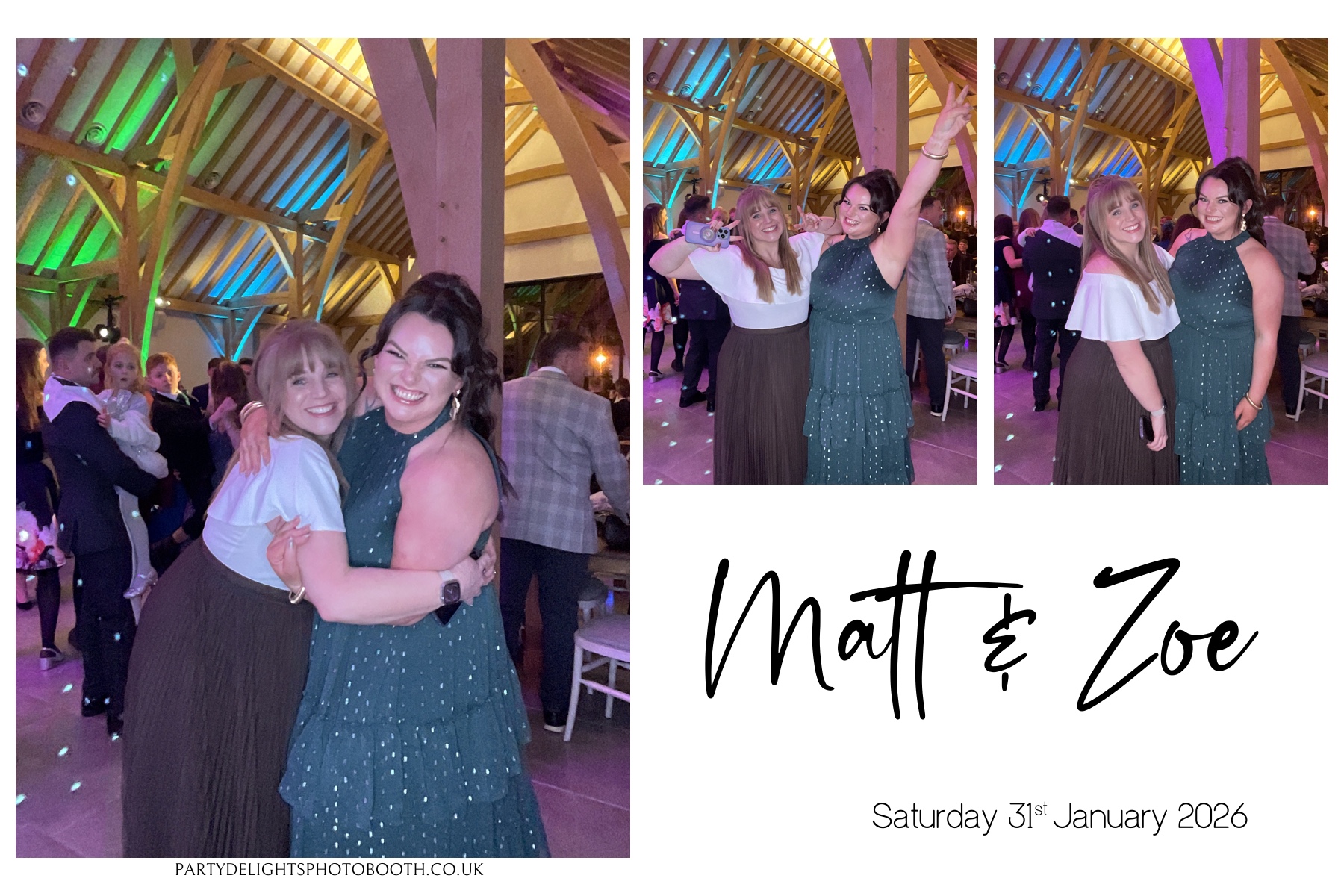 Matt and Zoe's Wedding | View more photos from the event at gallery.partydelightsphotobooth.co.uk/u/PartyDelightsPhotoBooth/Matt-and-Zoes-Wedding