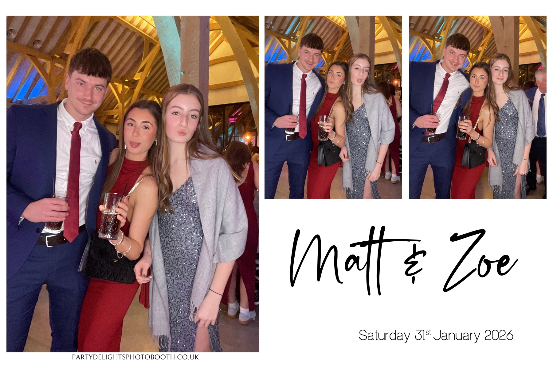 Matt and Zoe's Wedding | View more photos from the event at gallery.partydelightsphotobooth.co.uk/u/PartyDelightsPhotoBooth/Matt-and-Zoes-Wedding