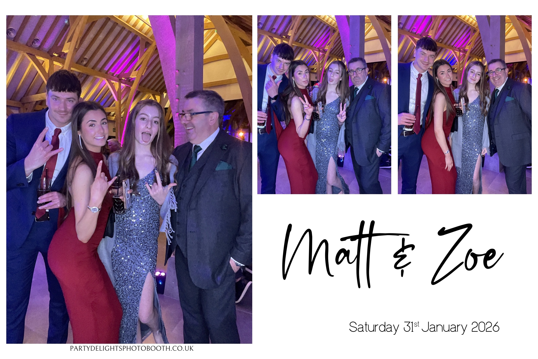 Matt and Zoe's Wedding | View more photos from the event at gallery.partydelightsphotobooth.co.uk/u/PartyDelightsPhotoBooth/Matt-and-Zoes-Wedding