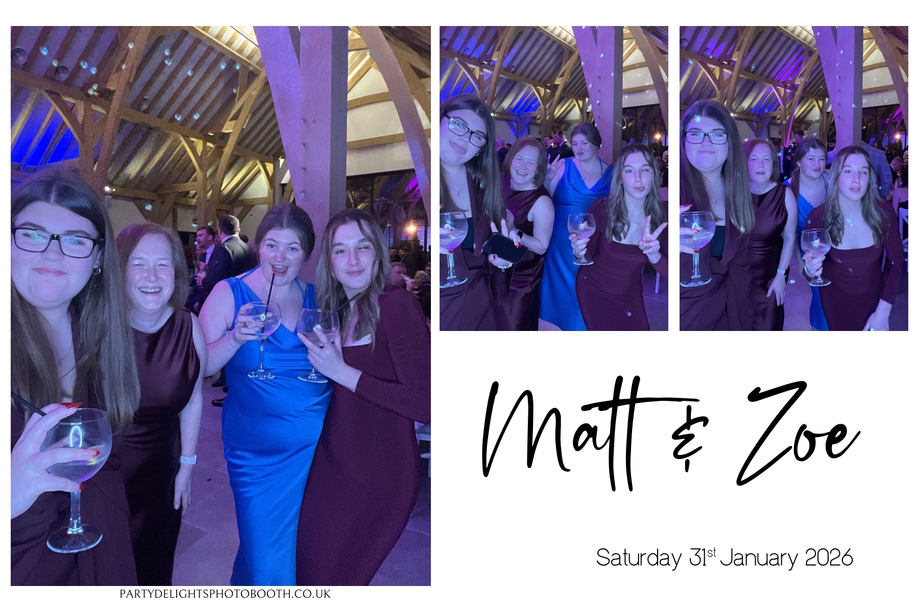 Matt and Zoe's Wedding | View more photos from the event at gallery.partydelightsphotobooth.co.uk/u/PartyDelightsPhotoBooth/Matt-and-Zoes-Wedding
