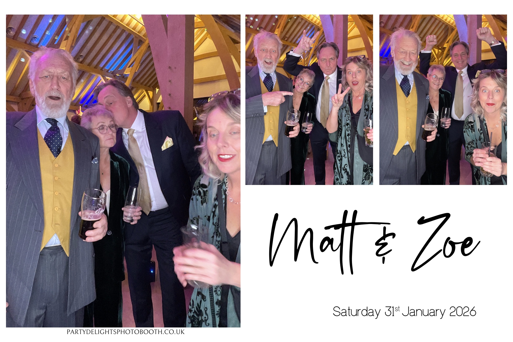 Matt and Zoe's Wedding | View more photos from the event at gallery.partydelightsphotobooth.co.uk/u/PartyDelightsPhotoBooth/Matt-and-Zoes-Wedding