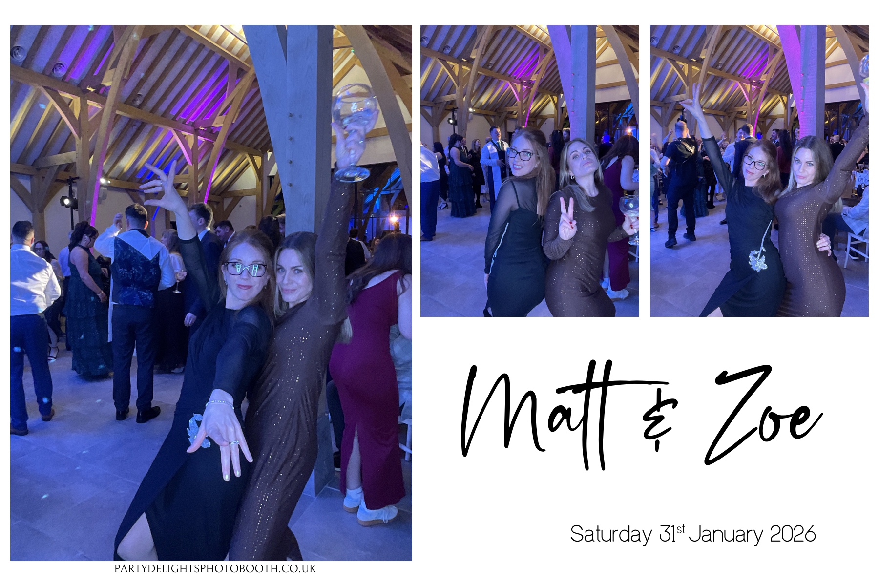 Matt and Zoe's Wedding | View more photos from the event at gallery.partydelightsphotobooth.co.uk/u/PartyDelightsPhotoBooth/Matt-and-Zoes-Wedding