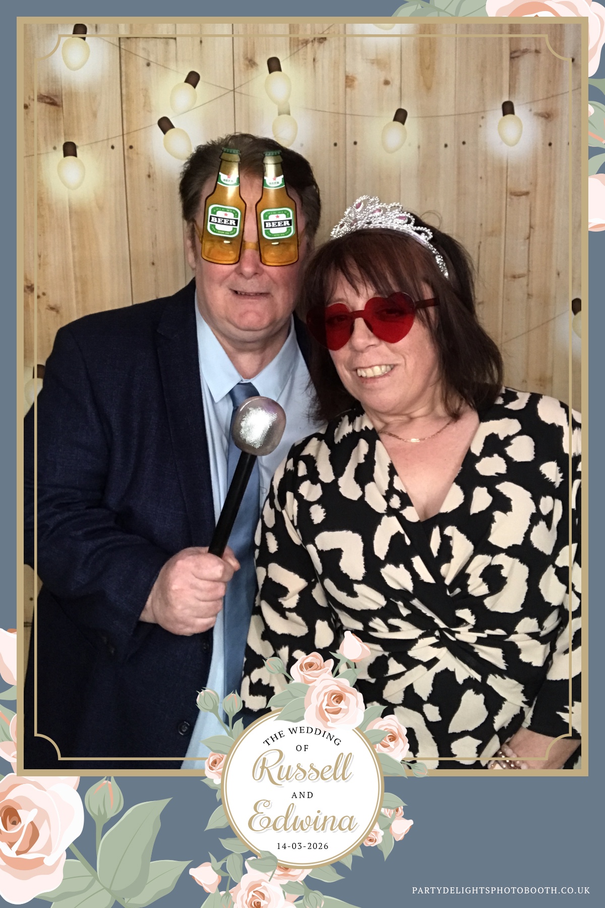Russell and Edwina's wedding | View more photos from the event at gallery.partydelightsphotobooth.co.uk/u/PartyDelightsPhotoBooth/Russell-and-Edwinas-wedding