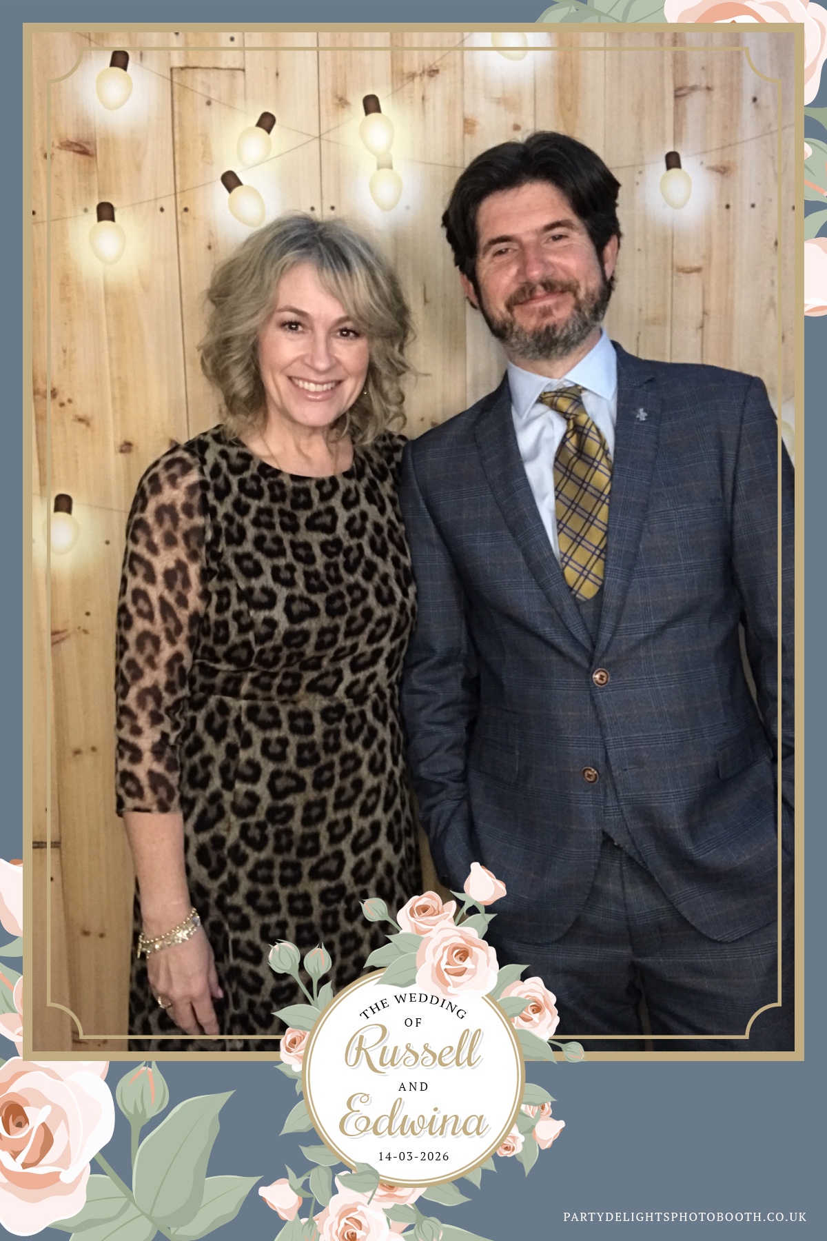 Russell and Edwina's wedding | View more photos from the event at gallery.partydelightsphotobooth.co.uk/u/PartyDelightsPhotoBooth/Russell-and-Edwinas-wedding