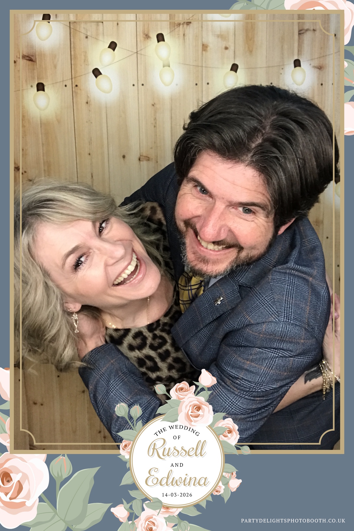 Russell and Edwina's wedding | View more photos from the event at gallery.partydelightsphotobooth.co.uk/u/PartyDelightsPhotoBooth/Russell-and-Edwinas-wedding