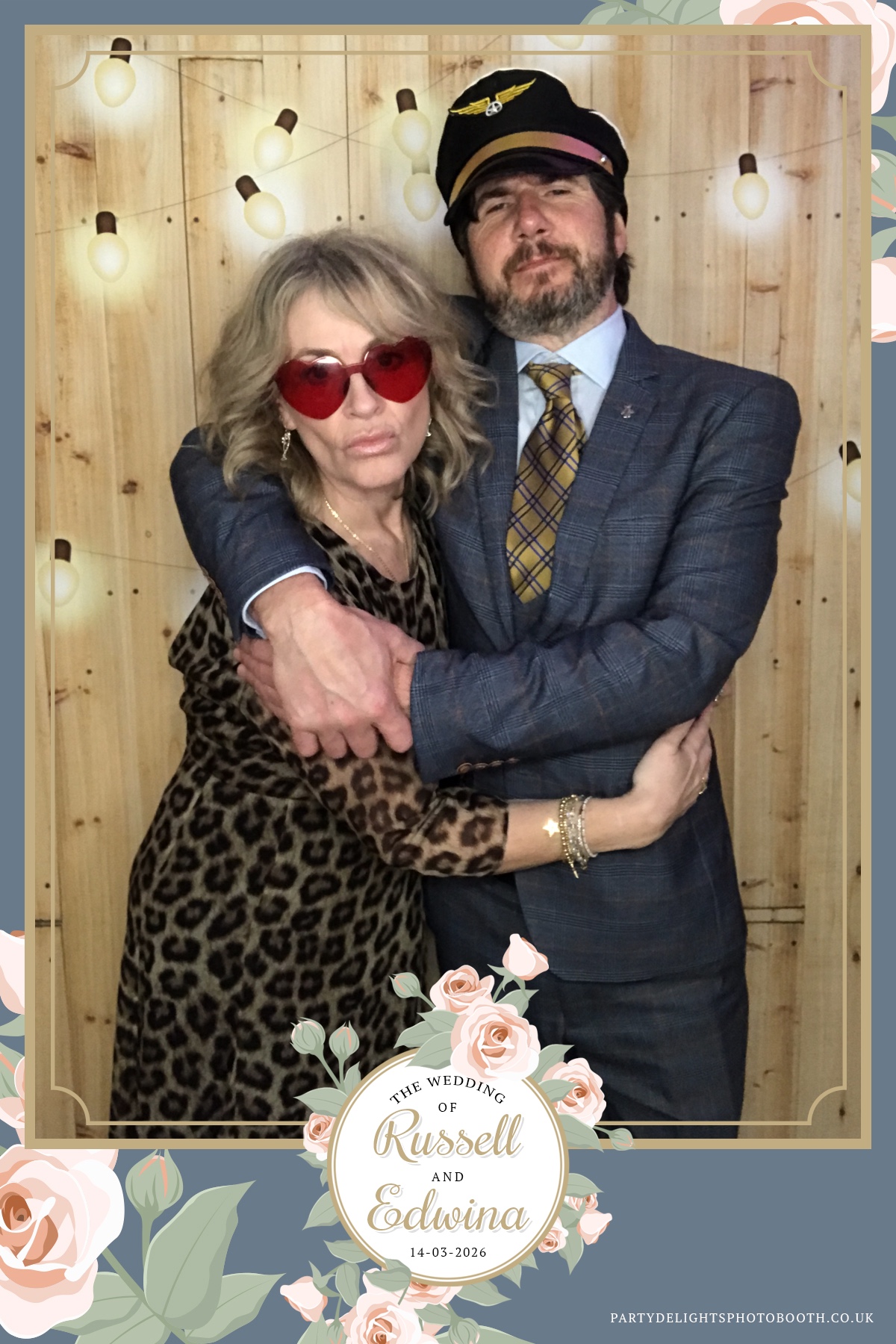 Russell and Edwina's wedding | View more photos from the event at gallery.partydelightsphotobooth.co.uk/u/PartyDelightsPhotoBooth/Russell-and-Edwinas-wedding