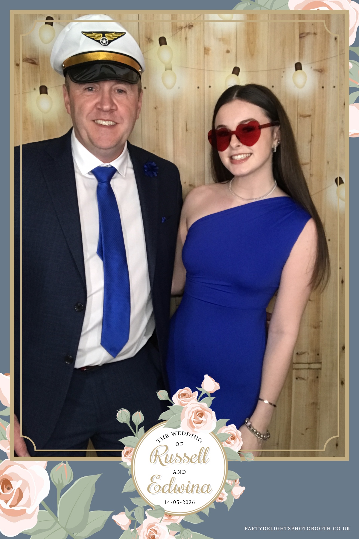 Russell and Edwina's wedding | View more photos from the event at gallery.partydelightsphotobooth.co.uk/u/PartyDelightsPhotoBooth/Russell-and-Edwinas-wedding