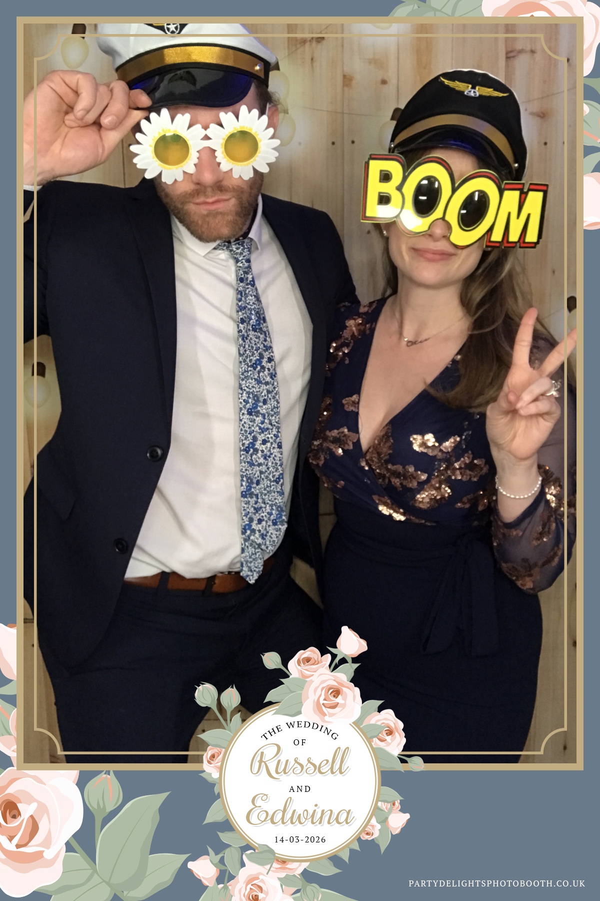 Russell and Edwina's wedding | View more photos from the event at gallery.partydelightsphotobooth.co.uk/u/PartyDelightsPhotoBooth/Russell-and-Edwinas-wedding