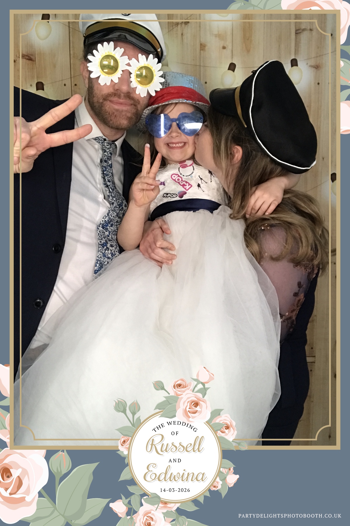 Russell and Edwina's wedding | View more photos from the event at gallery.partydelightsphotobooth.co.uk/u/PartyDelightsPhotoBooth/Russell-and-Edwinas-wedding