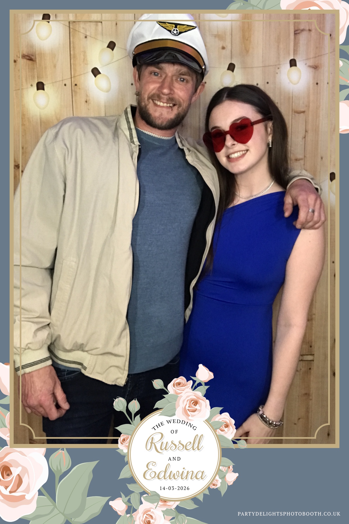 Russell and Edwina's wedding | View more photos from the event at gallery.partydelightsphotobooth.co.uk/u/PartyDelightsPhotoBooth/Russell-and-Edwinas-wedding