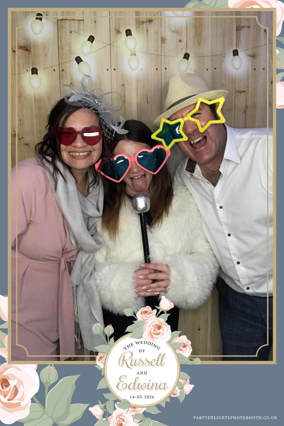 Russell and Edwina's wedding | View more photos from the event at gallery.partydelightsphotobooth.co.uk/u/PartyDelightsPhotoBooth/Russell-and-Edwinas-wedding