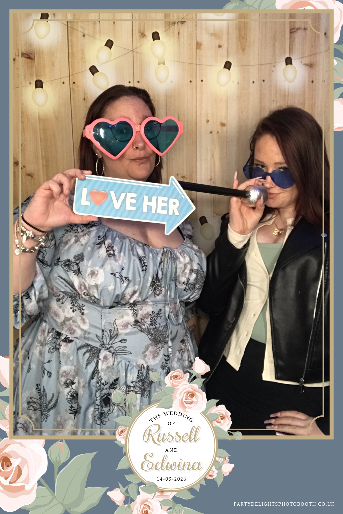 Russell and Edwina's wedding | View more photos from the event at gallery.partydelightsphotobooth.co.uk/u/PartyDelightsPhotoBooth/Russell-and-Edwinas-wedding