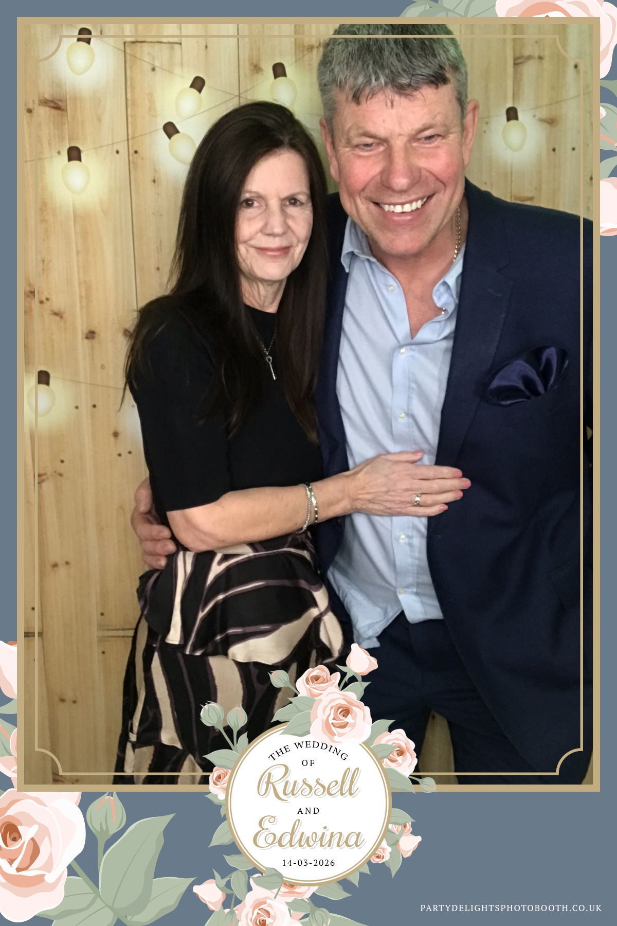 Russell and Edwina's wedding | View more photos from the event at gallery.partydelightsphotobooth.co.uk/u/PartyDelightsPhotoBooth/Russell-and-Edwinas-wedding
