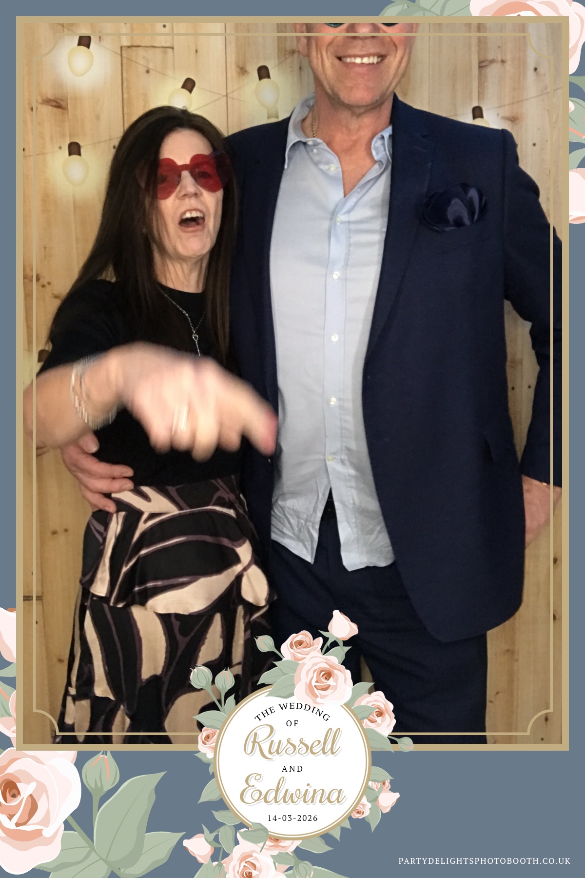 Russell and Edwina's wedding | View more photos from the event at gallery.partydelightsphotobooth.co.uk/u/PartyDelightsPhotoBooth/Russell-and-Edwinas-wedding