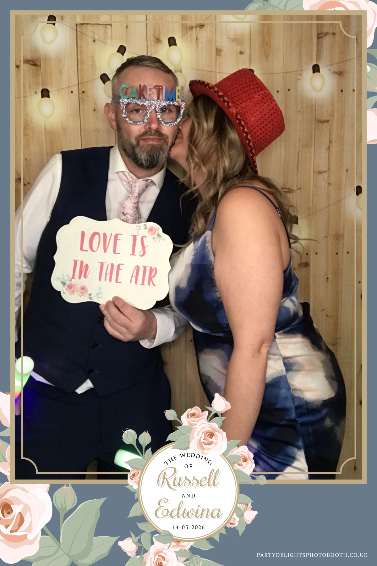 Russell and Edwina's wedding | View more photos from the event at gallery.partydelightsphotobooth.co.uk/u/PartyDelightsPhotoBooth/Russell-and-Edwinas-wedding